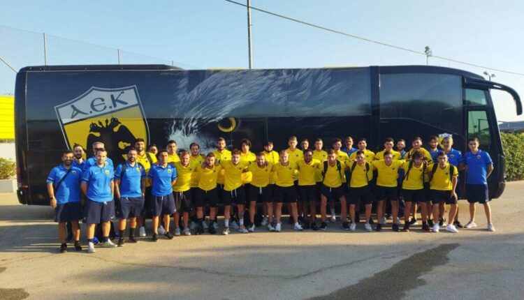 AEK Β': Αναχώρησε με 24 παίκτες για Πορταριά (ΦΩΤΟ)