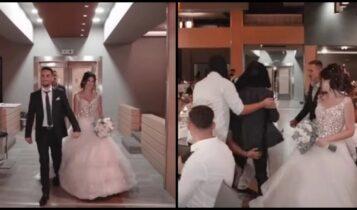 Φάρσα σε γάμο στα Τρίκαλα: Γαμπρός μπήκε με τον ύμνο του Ολυμπιακού και τον απήγαγαν (VIDEO)