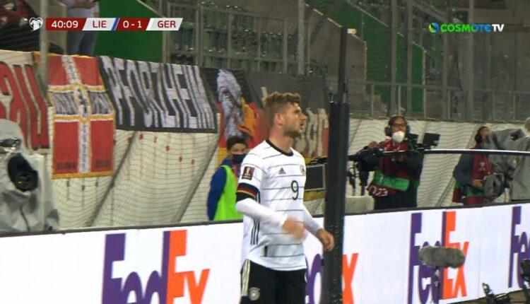 Λιχτενστάιν-Γερμανία: Τρομερή ασίστ ο Μουσιάλα και 0-1 ο Βέρνερ (VIDEO)