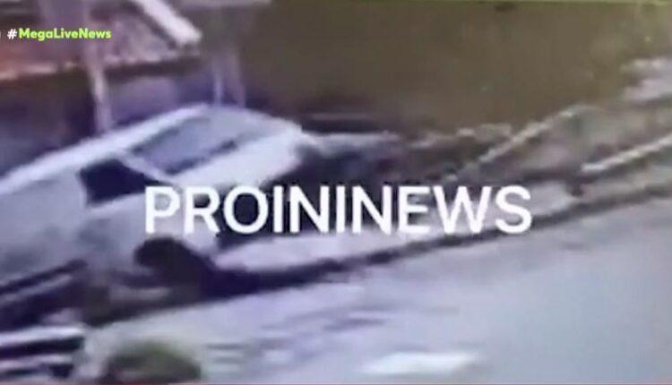 Καβάλα: Φορτηγό προσγειώθηκε σε στέγη σπιτιού (VIDEO)