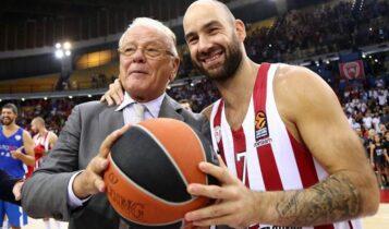 Σπανούλης για Ιβκοβιτς: «Σε ευχαριστώ που υπήρξες μέντορας μου και ήσουν πάντα δίπλα μου, ήσουν το ίδιο το μπάσκετ!» (ΦΩΤΟ)