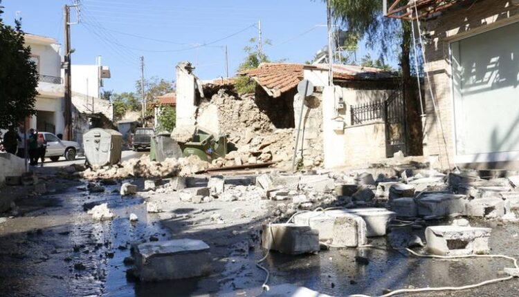 Σεισμός στην Κρήτη: Ακατάλληλα ή επικίνδυνα πάνω από 300 σπίτια