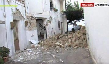 Κρήτη: Συνεχίζονται οι ισχυροί μετασεισμοί στο Αρκαλοχώρι-Εικόνες καταστροφής (VIDEO)