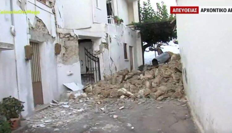Κρήτη: Συνεχίζονται οι ισχυροί μετασεισμοί στο Αρκαλοχώρι-Εικόνες καταστροφής (VIDEO)
