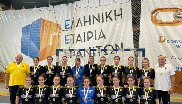 ΑΕΚ: Χρυσό μετάλλιο για την γυναικεία ομάδα χάντμπολ!