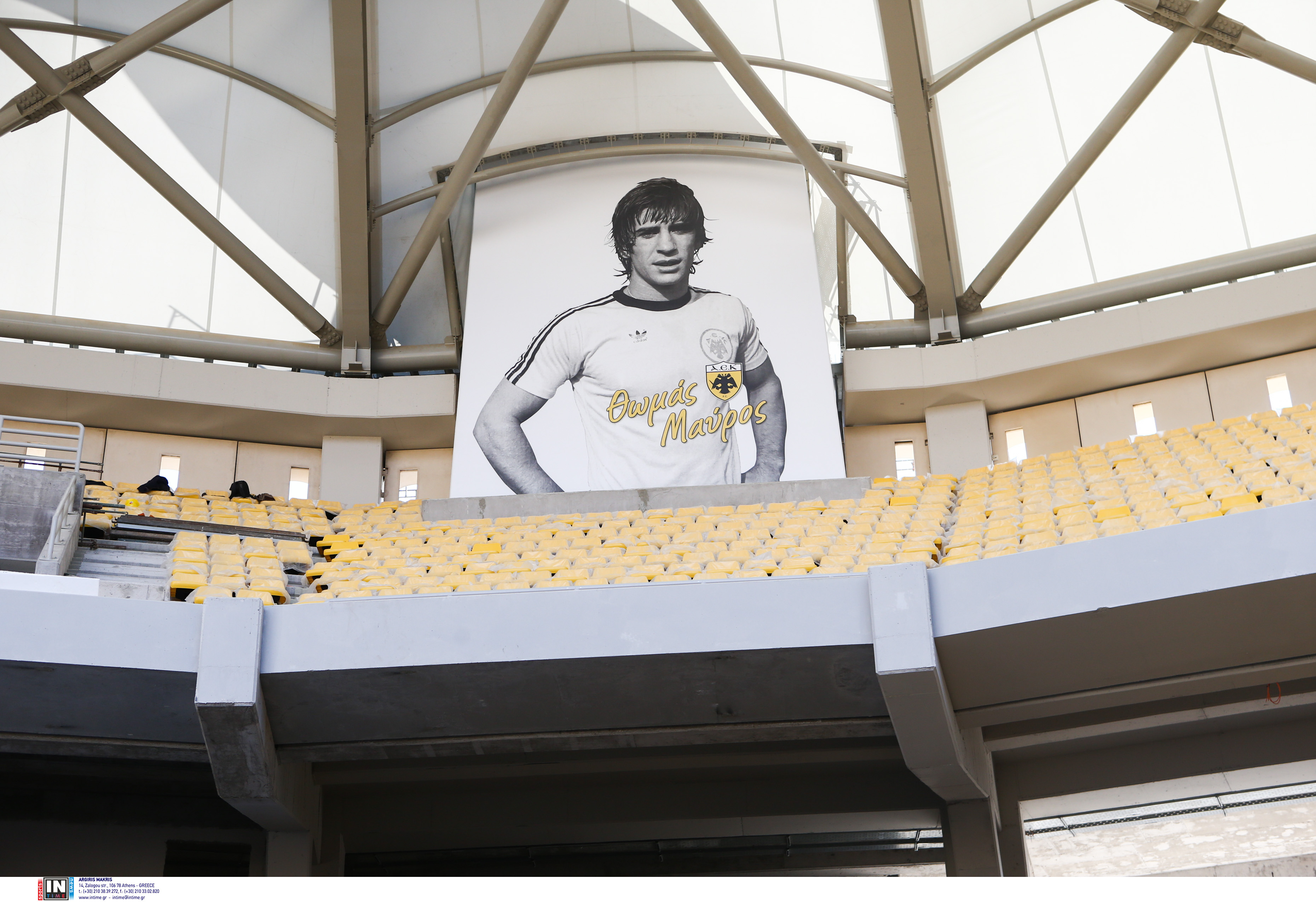 Μαγικές εικόνες από την «OPAP Arena»: Και ο Μαύρος στο γήπεδο της ΑΕΚ