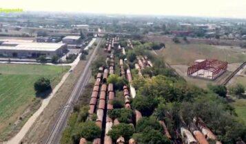 Θεσσαλονίκη: Γιγάντιο «νεκροταφείο» τρένων σε απόσταση αναπνοής από το κέντρο της πόλης (VIDEO)