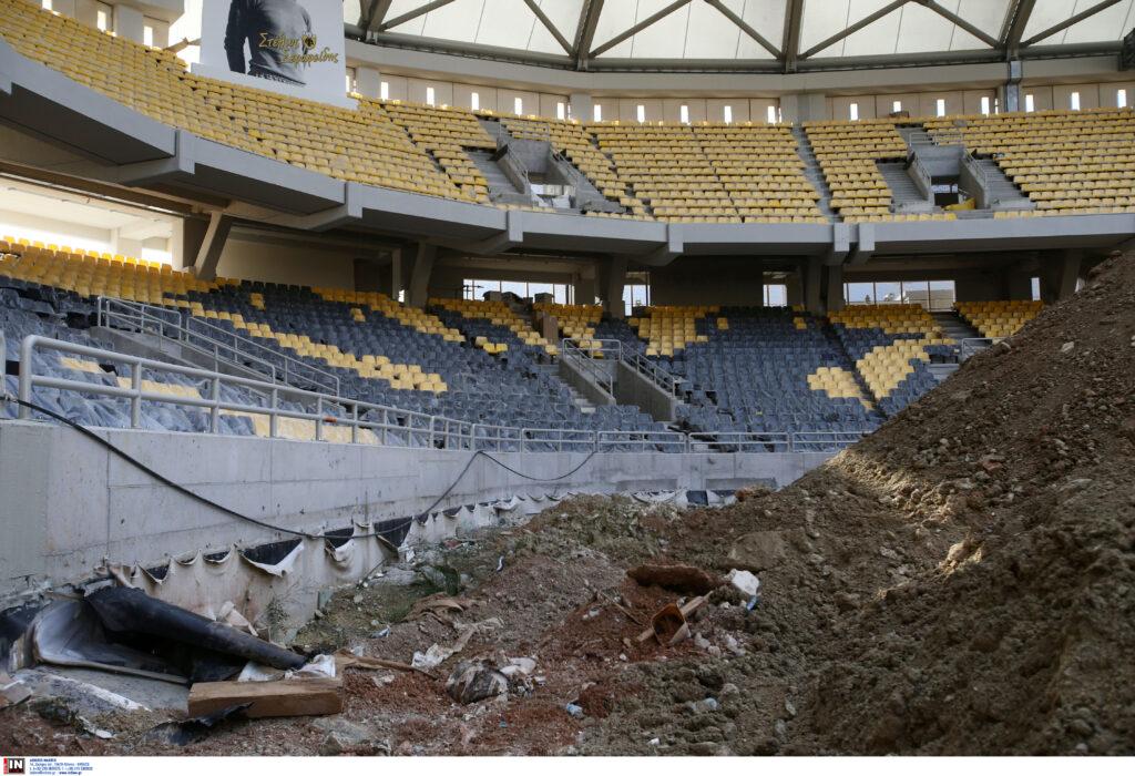 «OPAP Arena»: Εικόνες από τον Δικέφαλο Αετό στο γήπεδο της ΑΕΚ