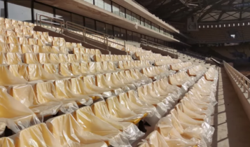 «OPAP Arena»: Ετσι τοποθετούνται τα καθίσματα στο γήπεδο της ΑΕΚ (VIDEO)