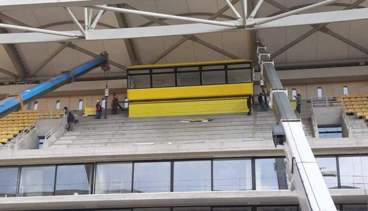 «OPAP Arena»: Τοποθετήθηκε το μπουθ των μεταδόσεων στο γήπεδο της ΑΕΚ! (ΦΩΤΟ)
