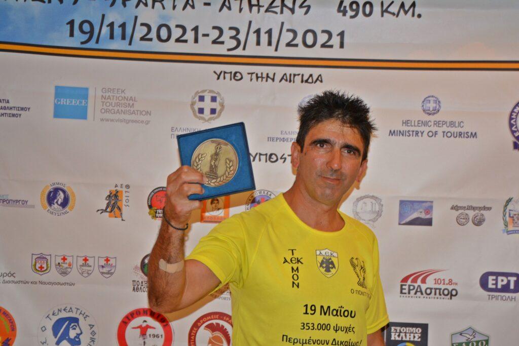 ΑΕΚ: Ο Ζαχαριάδης τερμάτισε για 6η χρονιά στον 6ο Αυθεντικό Φειδιππίδειο Δρόμο (ΦΩΤΟ)