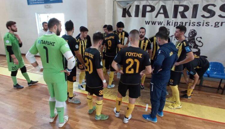 ΑΕΚ: «Τρένο» η ομάδα Futsal - Διέλυσε (10-0) τη Σαλαμίνα και πέτυχε την 13η σερί νίκη