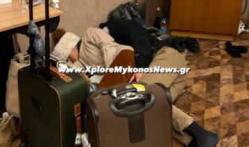 Κακοκαιρία «Ελπίς» - Αττική Οδός: Εγκλωβισμένοι οδηγοί κοιμούνται στο πάτωμα ξενοδοχείου (ΦΩΤΟ)