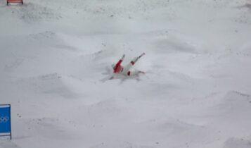 Χειμερινοί Ολυμπιακοί Αγώνες - Ελεύθερο σκι: Η σοκαριστική πτώση της Τζαστίν (VIDEO)