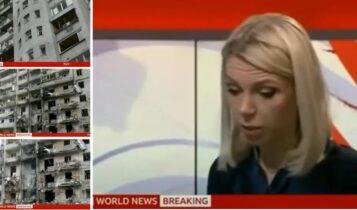 Εισβολή στην Ουκρανία: Η στιγμή που δημοσιογράφος του BBC βλέπει το σπίτι της βομβαρδισμένο (VIDEO)