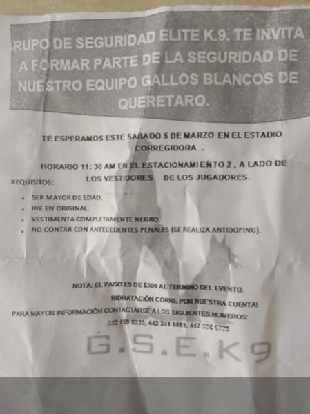 Σοκαριστική αποκάλυψη στο Μεξικό: Οι προσλήψεις των security του γηπέδου γίνονταν με φυλλάδιο