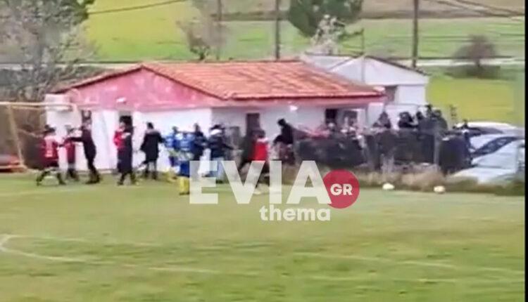Άγρια επεισόδια σε τοπικό της Εύβοιας: «150 άτομα χτύπησαν οπαδούς και τους παίκτες μας!» (VIDEO)