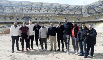 ΑΕΚ: Ο Αραούχο συνάντησε την ομάδα μπάσκετ στην «OPAP Arena»! (ΦΩΤΟ)