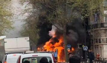 Παρίσι: Μεγάλη φωτιά κοντά στην Παναγία των Παρισίων (ΦΩΤΟ)