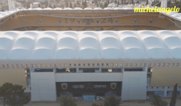 «Αγιά Σοφιά-OPAP Arena»: Μαγικές εικόνες λίγο πριν το τέλος - Πτήση πάνω από το «σπίτι» της ΑΕΚ! (VIDEO)