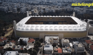 «OPAP Arena»: Μαγική πτήση πάνω από το παλάτι της ΑΕΚ (VIDEO)