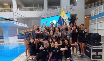 ΑΕΚ: Ασημένιο μετάλλιο για τα κορίτσια της καλλιτεχνικής κολύμβησης (ΦΩΤΟ)