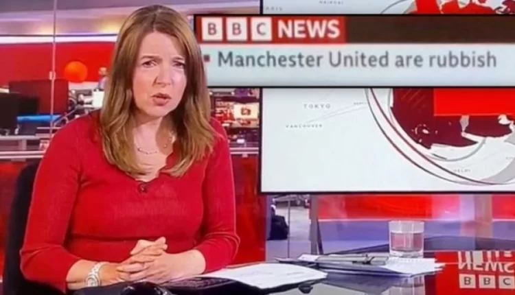 Μάντσεστερ Γιουνάιτεντ: «Τρελή» γκάφα στο BBC με πρακτικάριο να περνάει προσβλητικό τίτλο στο δελτίο