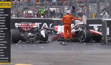 Τρομακτικό ατύχημα στην Formula 1: Το μονοθέσιο του Σουμάχερ κόπηκε στα δύο!