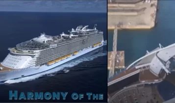 Τζαμάικα: Το μεγαλύτερο κρουαζιερόπλοιο του κόσμου προσέκρουσε στην αποβάθρα (VIDEO)