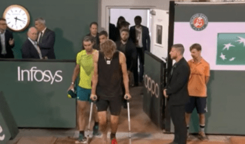 Roland Garros: Εγκατέλειψε ο Ζβέρεφ, στον τελικό ο Ναδάλ (VIDEO)