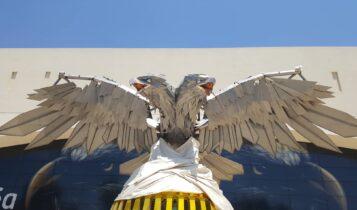 «OPAP Arena»: Ο Αετός στον... θρόνο του - Επιβλητικό το γλυπτό που κοσμεί το γήπεδο της ΑΕΚ! (ΦΩΤΟ)