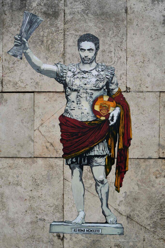 Μουρίνιο: Κατέστρεψαν τοιχογραφία του στη Ρώμη (pic)