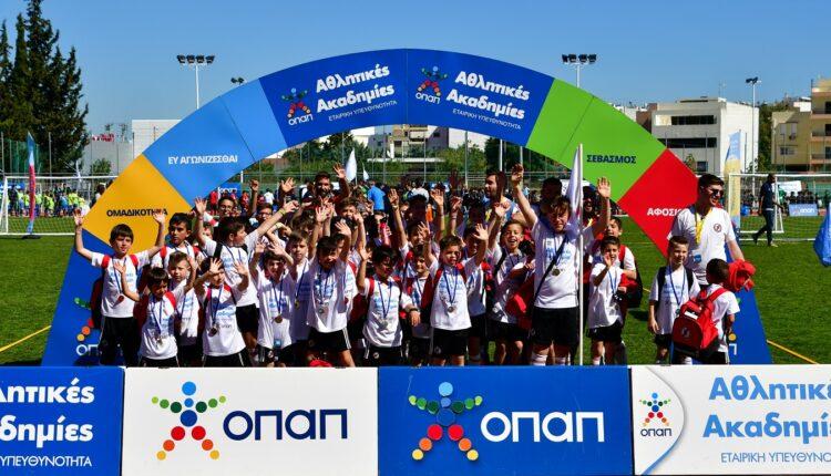 Ο αθλητισμός μέσα από τα μάτια των Βαζέχα, Χαριστέα, Παπαλουκά, Ρεντζιά και άλλων αστέρων μοιράζονται τις εμπειρίες τους με τα παιδιά των Αθλητικών Ακαδημιών ΟΠΑΠ