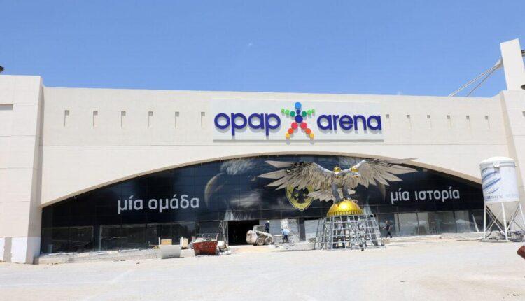 Εντυπωσιακές εικόνες - Μπήκε το «OPAP Arena» στο γήπεδο της ΑΕΚ (VIDEO)