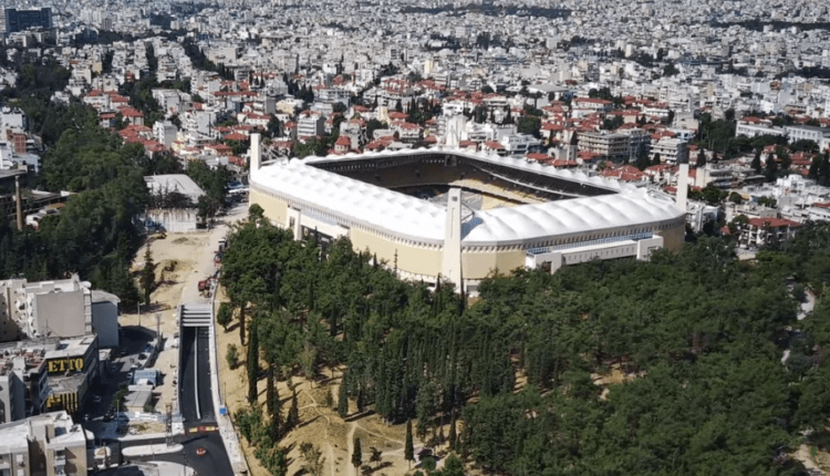 «OPAP Arena»: Μαγική πτήση πάνω από το παλάτι της ΑΕΚ (VIDEO)