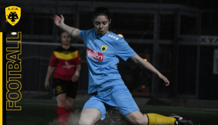 ΑΕΚ: Κράτησε και την Ειρήνη Βασιλακοπούλου η γυναικεία ομάδα ποδοσφαίρου