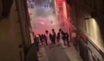 Χαμός στη Μασσαλία: Οπαδοί Μαρσέιγ και Άιντραχτ συγκρούονται στους δρόμους (VIDEO)