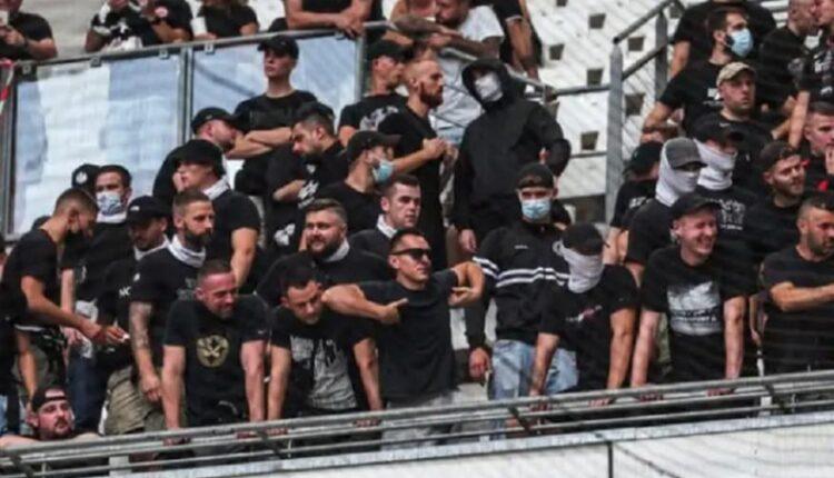 Άιντραχτ: Ναζιστικοί χαιρετισμοί από τους οπαδούς στη Μασσαλία (VIDEO)