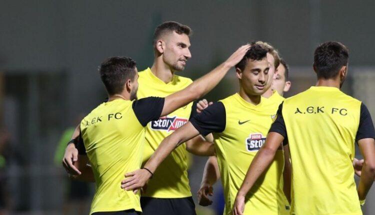 Η ΑΕΚ κέρδισε 1-0 τον Απόλλωνα Σμύρνης με γκολ Μαχαίρα στο ντεμπούτο Σιντιμπέ