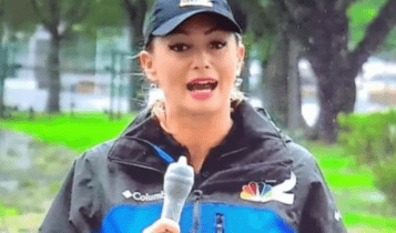 Ρεπόρτερ... κυκλώνα από τη Φλόριντα φόρεσε προφυλακτικό στο μικρόφωνό της (VIDEO)