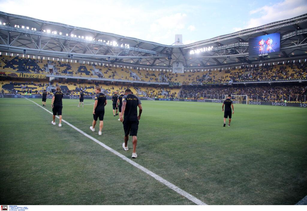 Εικόνες πριν το ιστορικό πρώτο ματς της ΑΕΚ στην «Αγιά Σοφιά - OPAP Arena»