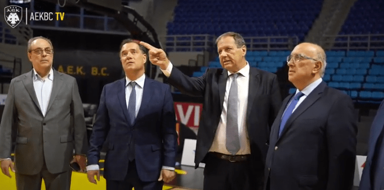 ΑΕΚ: Οι Γεωργιάδης και Παπαδόπουλος επισκέφτηκαν το Olympic Hall Άνω Λιοσίων (VIDEO)