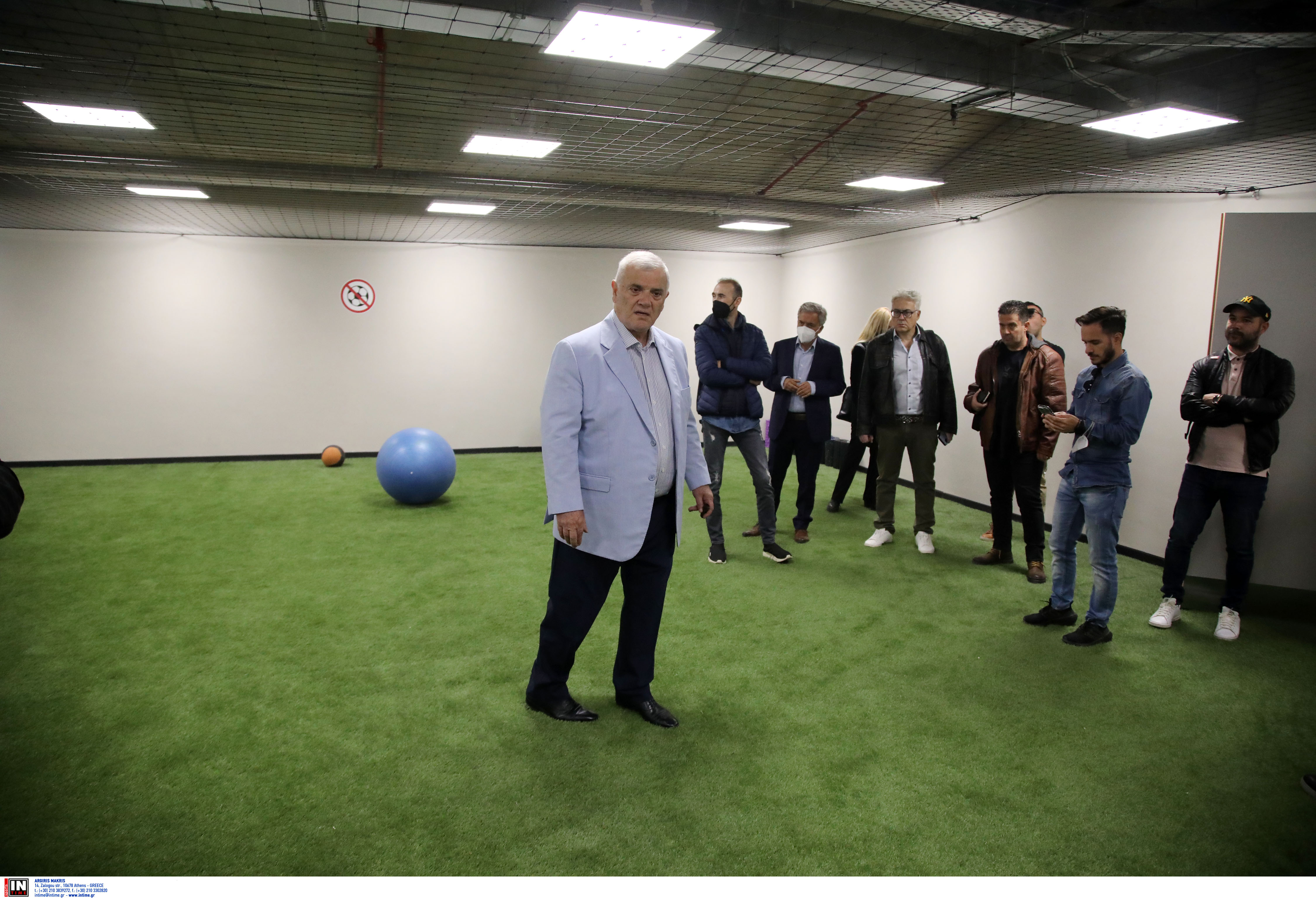 Εικόνες από την ξενάγηση των δημοσιογράφων της ΑΕΚ στην «Αγιά Σοφιά-OPAP Arena» από τον Μελισσανίδη