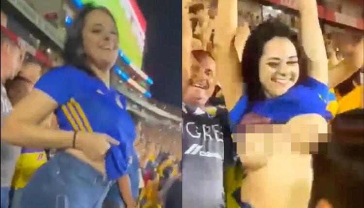 Μεξικό: «Άτακτη» οπαδός πανηγυρίζει γκολ της Τίγκρες δείχνοντας το στήθος της (VIDEO)