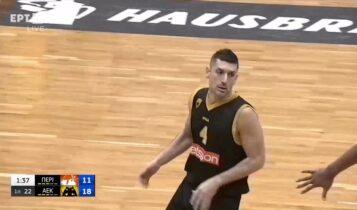 Περιστέρι-ΑΕΚ: Φοβερός Ξανθόπουλος πέρασε 3 παίκτες και σκόραρε (VIDEO)