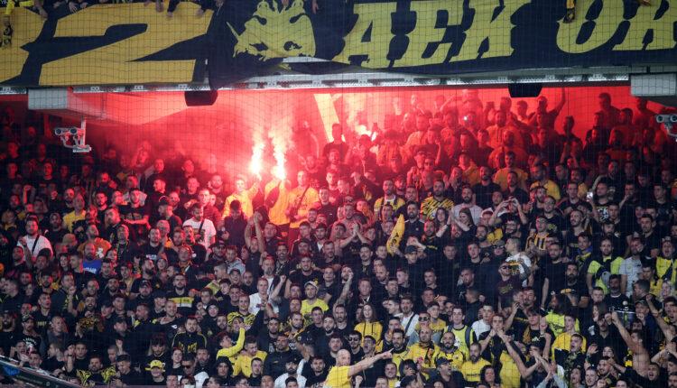 Τρέλα ο κόσμος της ΑΕΚ στην «Αγιά Σοφιά - OPAP Arena» πριν τον αγώνα με τον ΠΑΟΚ (VIDEO)