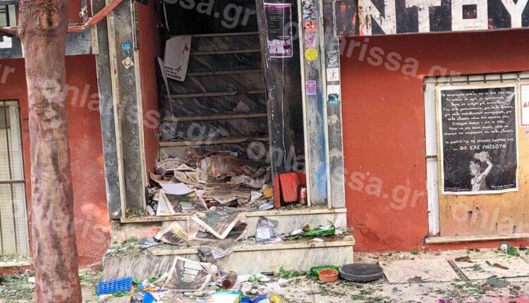 Λάρισα: Επεισοδιακή επιχείρηση της ΕΛ.ΑΣ για να «σπάσει» κατάληψη σε δημόσιο κτήριο (ΦΩΤΟ - VIDEO)