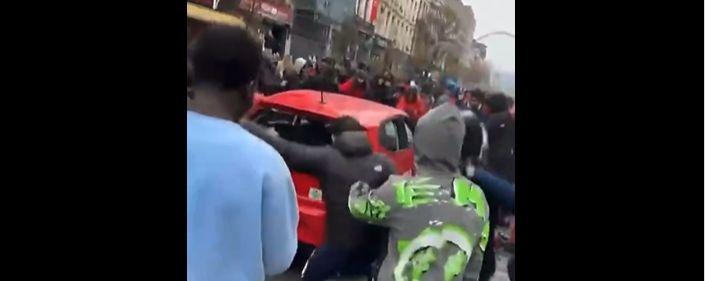 Με άγρια επεισόδια στις Βρυξέλλες πανηγύρισαν οι Μαροκινοί τη νίκη τους, διέλυσαν αυτοκίνητα Βέλγων - Αδιανόητα VIDEO