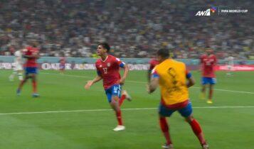 Μουντιάλ 2022: Ο Τεχέδα ισοφάρισε για την Κόστα Ρίκα (1-1) κόντρα στη Γερμανία (VIDEO)