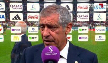 Μουντιάλ 2022 - Σάντος: «Ο Ρονάλντο είναι ο αρχηγός μας, έδωσε το παράδειγμα ενός μεγάλου κάπτεν»